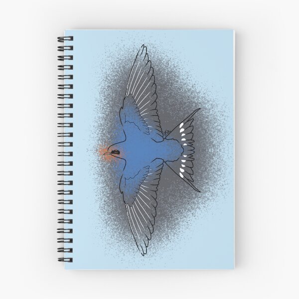Item preview, Barn Swallow Bird Line-art (Blue, Grey, & Orange) designed and sold by Burnt_Pikachu.