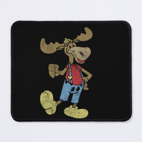 Item preview, Retro Cartoon Moose Mascot Overall Slogan Art designed and sold by GittaOtt.