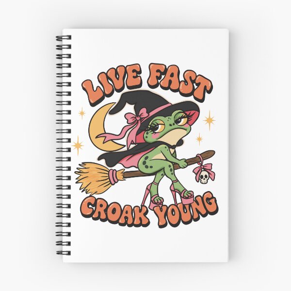 Item preview, Live fast croak young designed and sold by Chuckles.