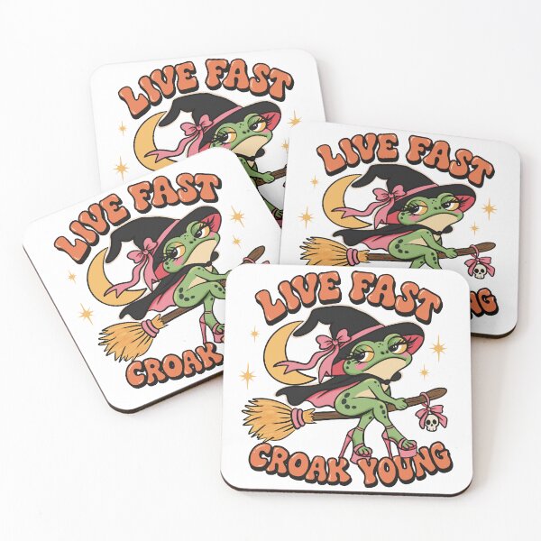 Item preview, Live fast croak young designed and sold by Chuckles.