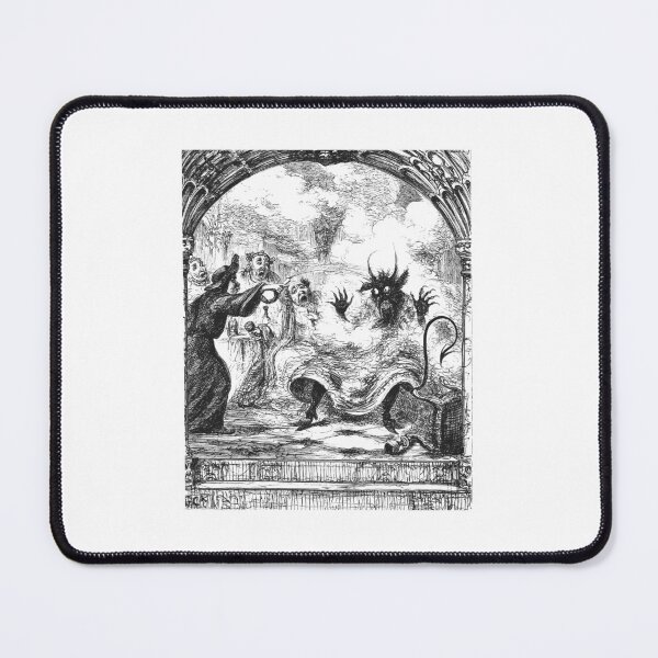 Item preview, Vintage Ingoldsby Legends Gothic Folklore Woodcut Plate 5 designed and sold by Antique Science Press.
