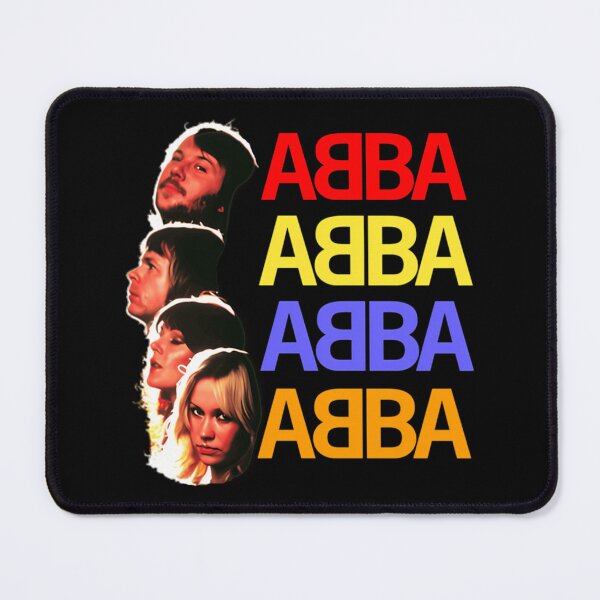 Item preview, ABBA Rainbow Stacked Typography Portrait Design designed and sold by Scarlettand.