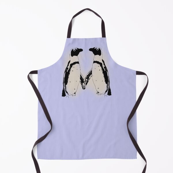 Item preview, Couple of African Penguins Line-art (Cream) designed and sold by Burnt_Pikachu.