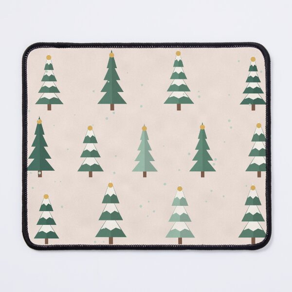 Item preview, Mid Century Christmas Tree Forest Pattern designed and sold by ChromaLens.
