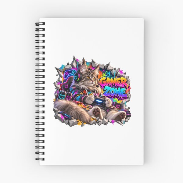 Item preview, "Gamer-Zone-Maine-Coon" designed and sold by Fetzt.