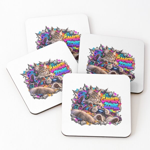 Item preview, "Gamer-Zone-Maine-Coon" designed and sold by Fetzt.