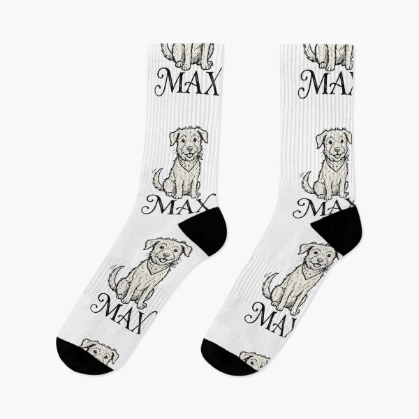 Item preview, Max Dog Sketch with Bandana for Proud Max Pet Parents and Rescue Dog Lovers designed and sold by raedattia.