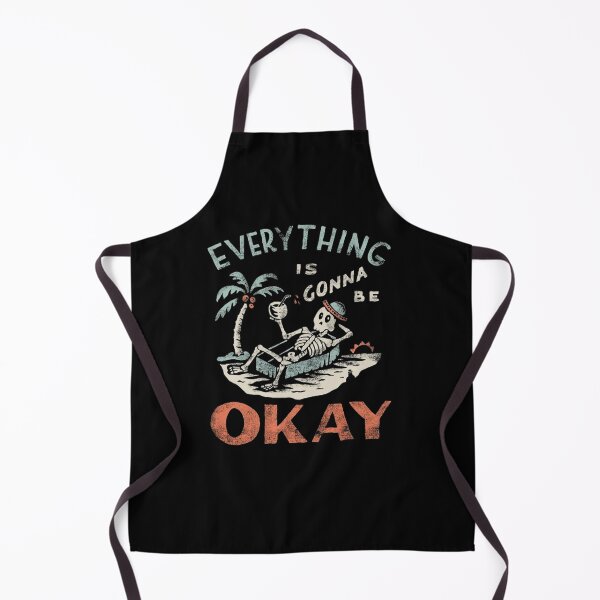 Item preview, Distressed Beach Skeleton Relaxing Sunset Slogan Art designed and sold by GittaOtt.