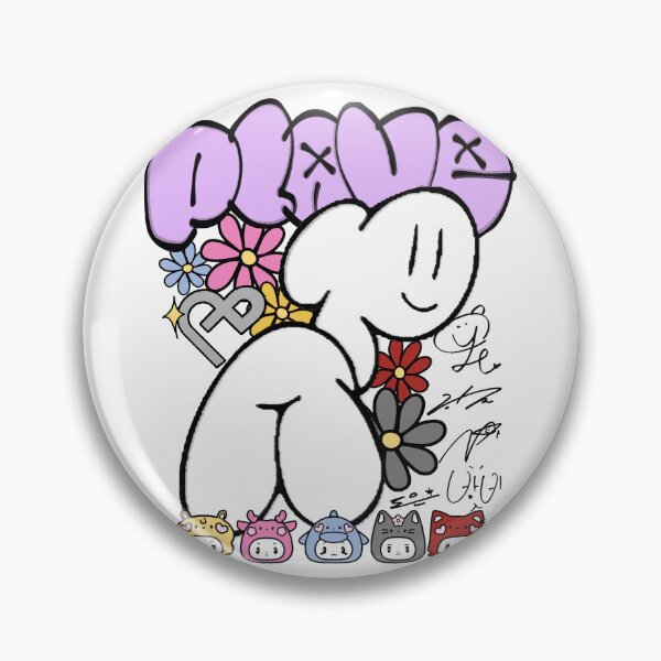 Item preview, PLAVE K-pop Flower Garden Cute Pastel PLAVE Doodle designed and sold by Never Satisifed AU.