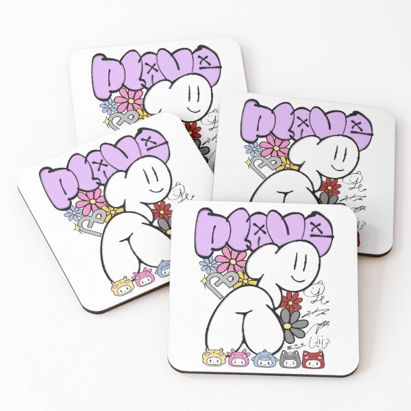 Item preview, PLAVE K-pop Flower Garden Cute Pastel PLAVE Doodle designed and sold by Never Satisifed AU.