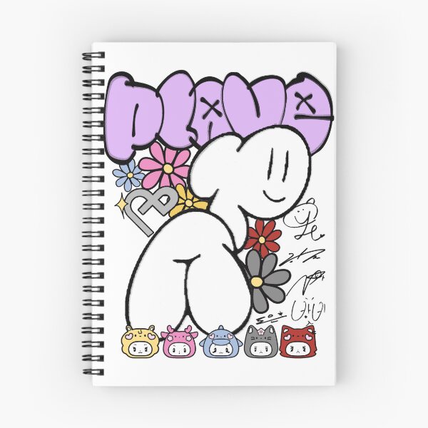 Item preview, PLAVE K-pop Flower Garden Cute Pastel PLAVE Doodle designed and sold by Never Satisifed AU.