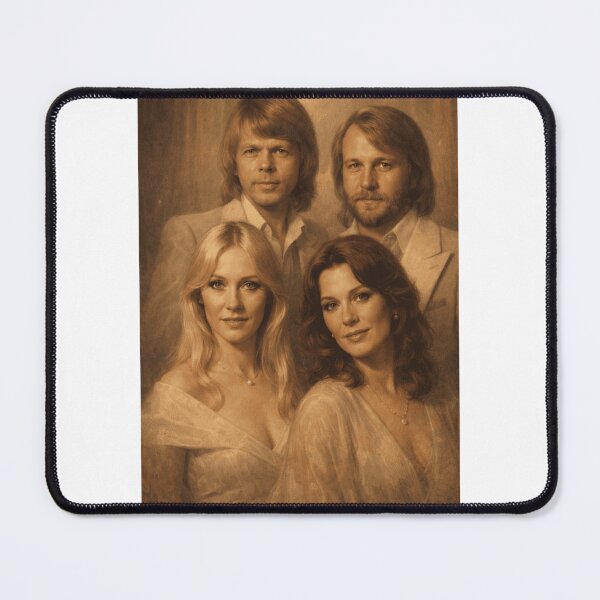 Item preview, ABBA Vintage Sepia Group Portrait Design designed and sold by Scarlettand.