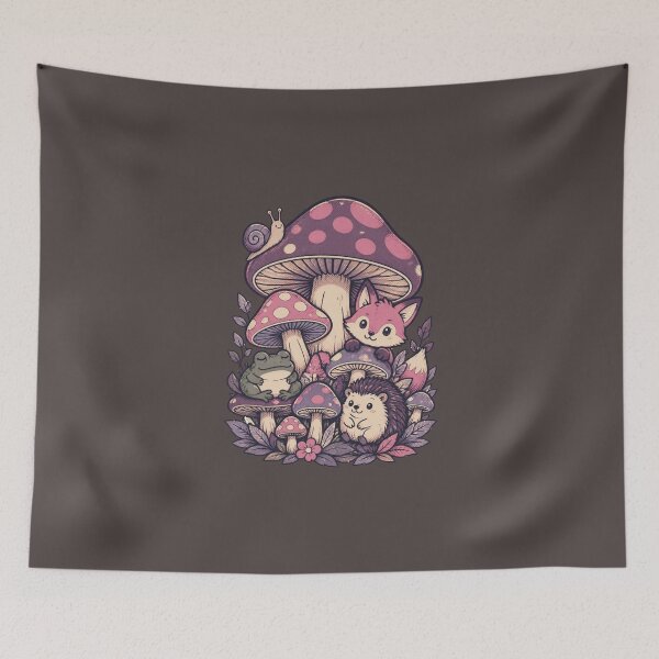 Item preview, Mushrooms and Friends designed and sold by WaveyJane.