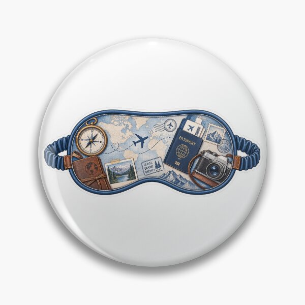 Item preview, Blue travel mask designed and sold by GridiStudio.