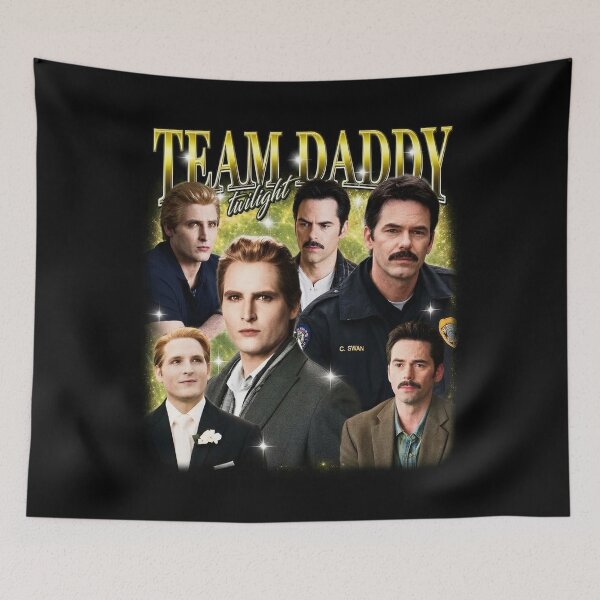 Item preview, Vintage Team Daddy Twilight Charlie Swan and Carlisle Cullen designed and sold by chasenurbyst.