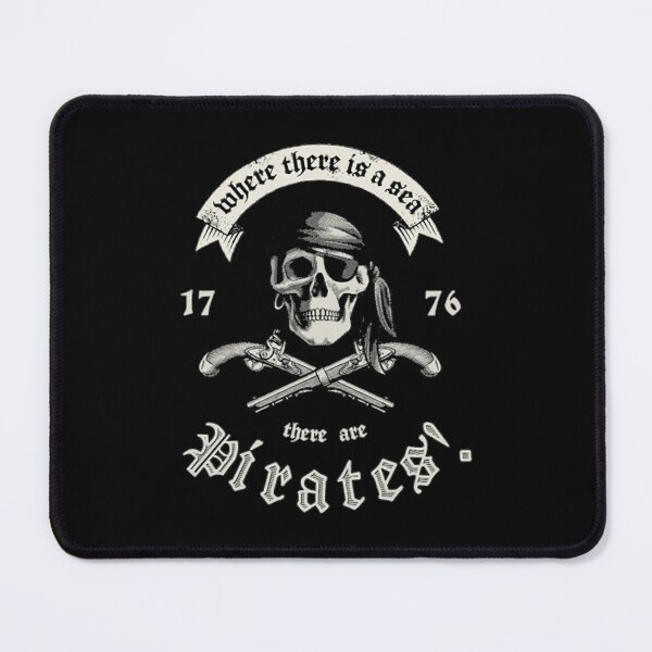 Item preview, Traditional Pirate Skull Crossed Flintlock Pistols Crest designed and sold by GittaOtt.