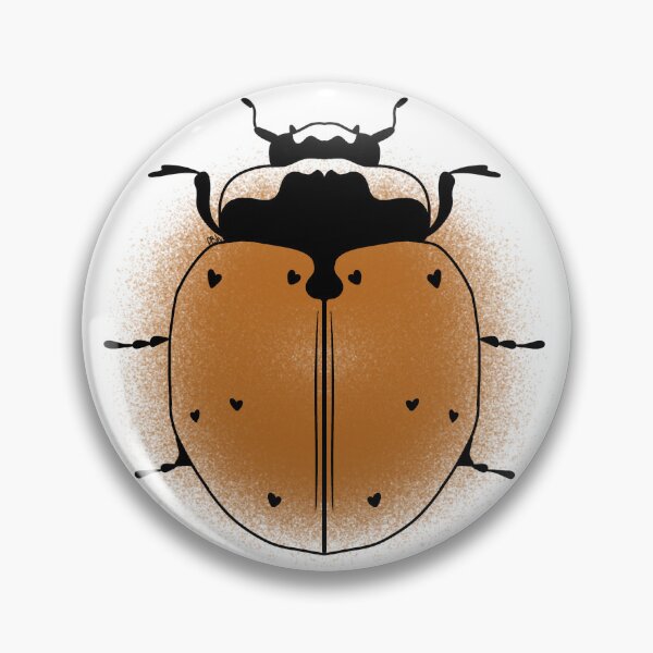 Item preview, Asian Harlequin Lady Beetle Line-art (Orange) designed and sold by Burnt_Pikachu.