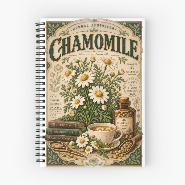 Item preview, Vintage Chamomile Botanical Apothecary designed and sold by MysticCanvasAi.