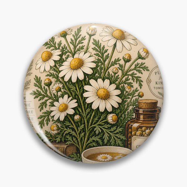 Item preview, Vintage Chamomile Botanical Apothecary designed and sold by MysticCanvasAi.