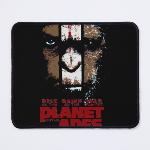 Item preview, Grungy Sci-Fi Primate Warrior Red Silhouette Poster designed and sold by GittaOtt.