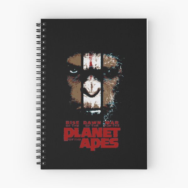 Item preview, Grungy Sci-Fi Primate Warrior Red Silhouette Poster designed and sold by GittaOtt.
