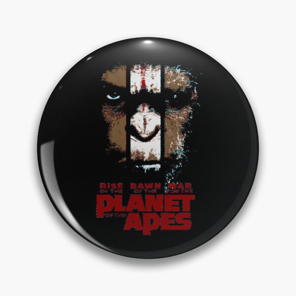 Item preview, Grungy Sci-Fi Primate Warrior Red Silhouette Poster designed and sold by GittaOtt.