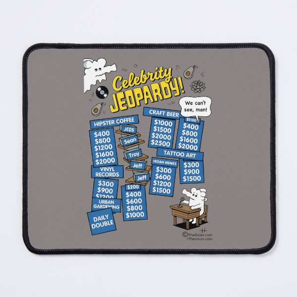 Item preview, Celebrity Jeopardy Parody Cartoon Tee-67 designed and sold by AndreasLinke.