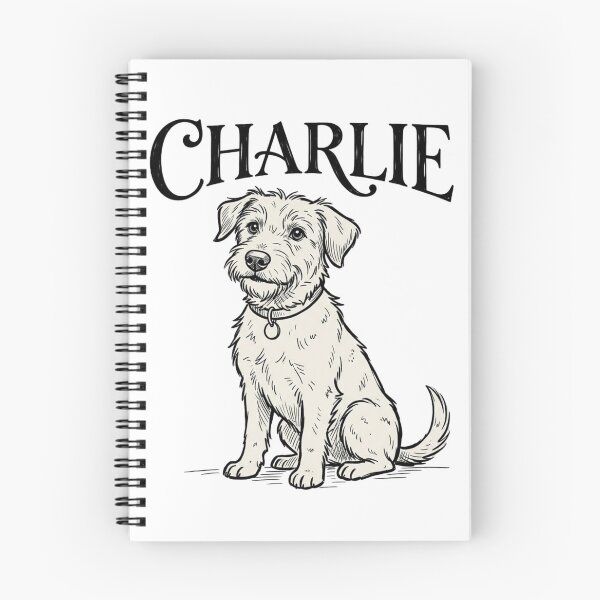 Item preview, Charlie Terrier Dog Sketch for Wirehaired Pup Parents and Rescue Dog Lovers designed and sold by raedattia.