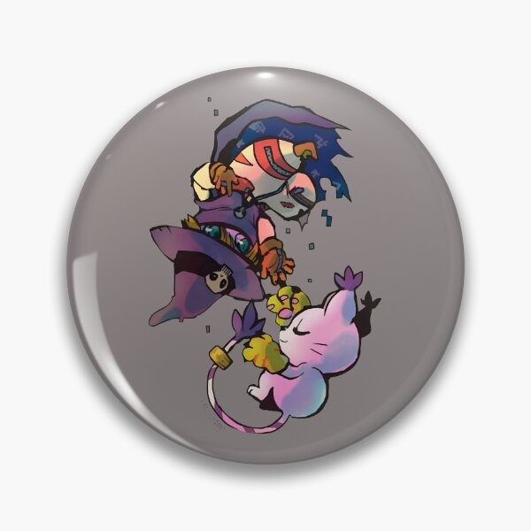 Item preview, Chibi Witch and Pink Creature Magic Spell-39 designed and sold by EdmundKraft.
