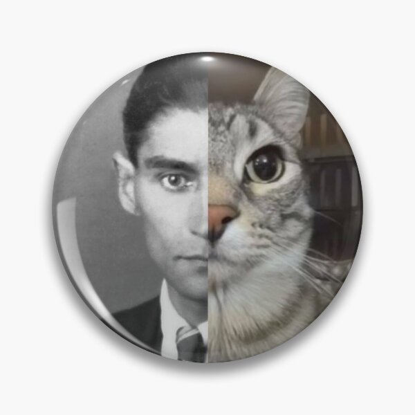 Item preview, Kafka & Cat split face - i have two faces designed and sold by WaltzOnVenus.