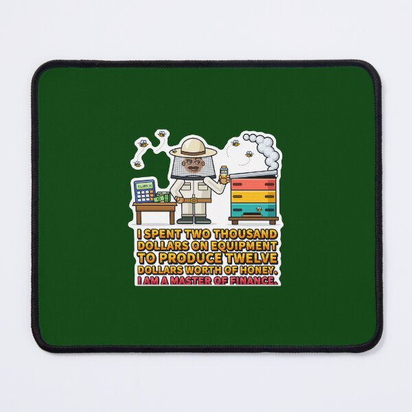 Item preview, Master Of Finance Beekeeper Funny Honey Farming Economics T-Shirt designed and sold by TribeGlyph.