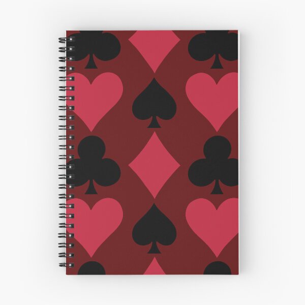 Item preview, Large Card suits - Playing Card Suits Pattern Red Black Hearts Spades Diamonds designed and sold by DColourMuse.