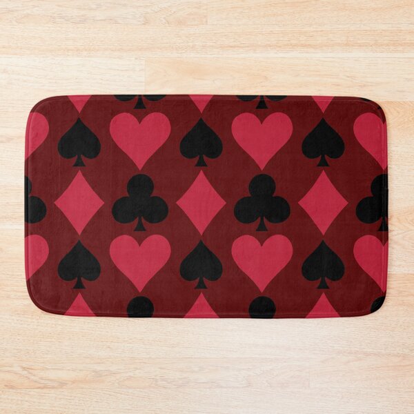 Item preview, Large Card suits - Playing Card Suits Pattern Red Black Hearts Spades Diamonds designed and sold by DColourMuse.