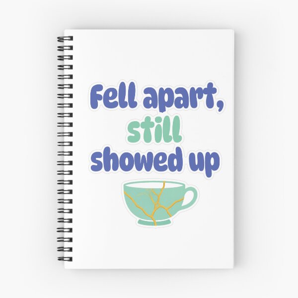 Item preview, Fell Apart Still Showed Up Pastel Sticker designed and sold by MindfulMischief.