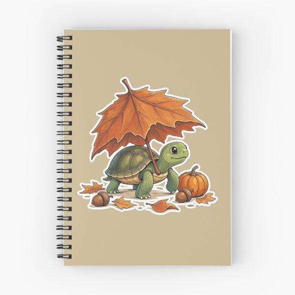 Item preview, Little Turtle Under a Giant Autumn Leaf designed and sold by Safe Haven Pets.