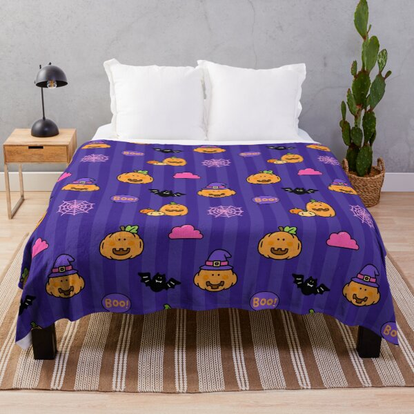 Item preview, Cute Halloween Pattern (Purple) designed and sold by salposi.
