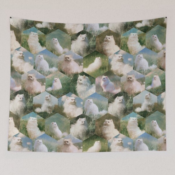 Item preview, Distant Dreams of the White Persian designed and sold by Lidra Zehcnas.