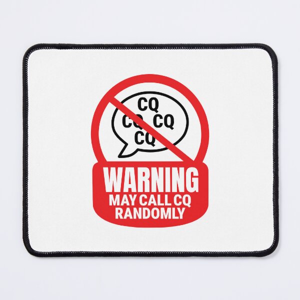 Item preview, Funny Ham Radio Warning May Call CQ Randomly designed and sold by AnnSign.