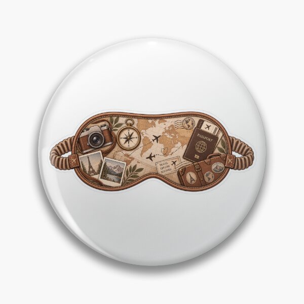 Item preview, Brown travel mask designed and sold by GridiStudio.