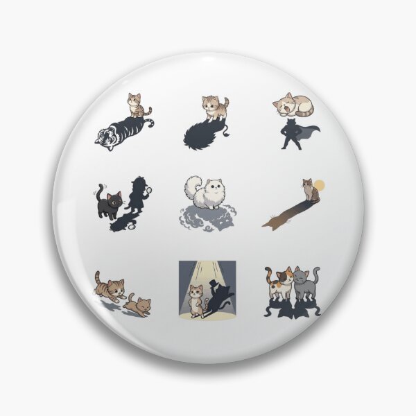 Item preview, Secret Identity Cat Tiger Shadow Fantasy Cute Meme Sticker Sheet designed and sold by mood-draftsman.