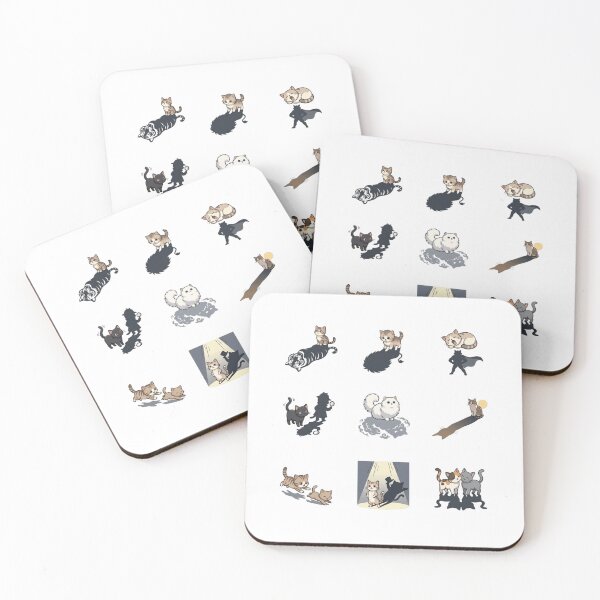 Item preview, Secret Identity Cat Tiger Shadow Fantasy Cute Meme Sticker Sheet designed and sold by mood-draftsman.