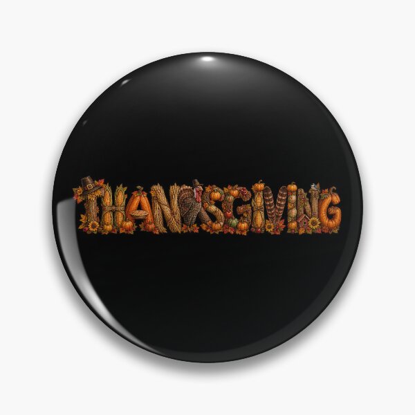 Item preview, Thanksgiving – Vintage Hand-Painted Holiday Lettering designed and sold by Scarlett-Goods.