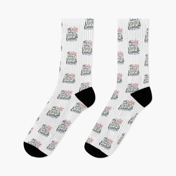 Item preview, My Heart Belongs to North Carolina - Cute Souvenir Travelers Gift for Men Women & Kids  designed and sold by Mozaic Clothes.