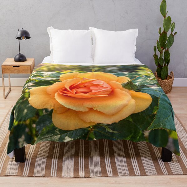 Item preview, Golden Orange Rose in Full Bloom designed and sold by Wild Bloom Paws.