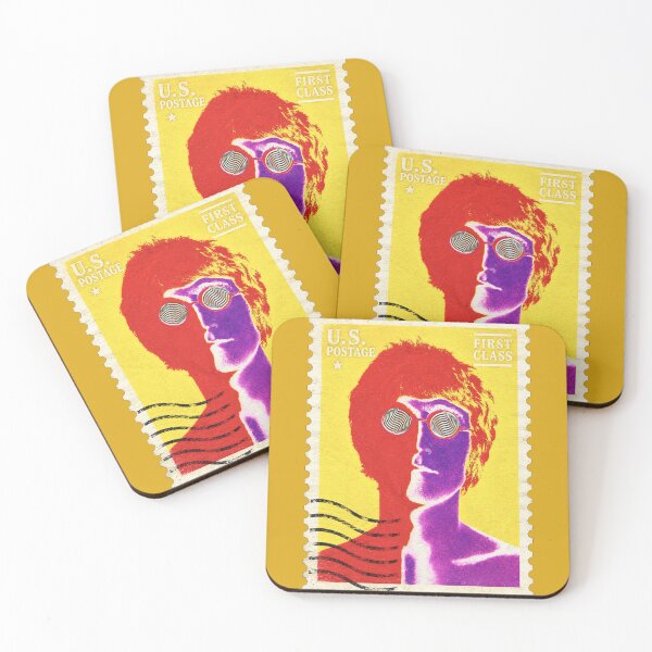 Item preview, Vintage US Stamp John Lennon Legends of Rock ART Sixties ICON SERIES designed and sold by Kludoman.