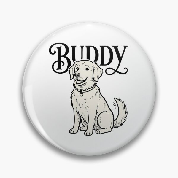 Item preview, Buddy Golden Retriever Dog Sketch for Proud Buddy Pet Parents and Dog Lovers designed and sold by raedattia.