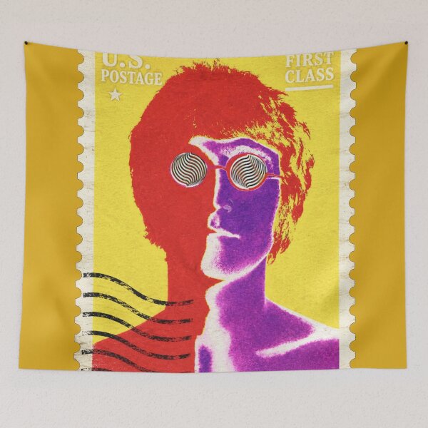Item preview, Vintage US Stamp John Lennon Legends of Rock ART Sixties ICON SERIES designed and sold by Kludoman.