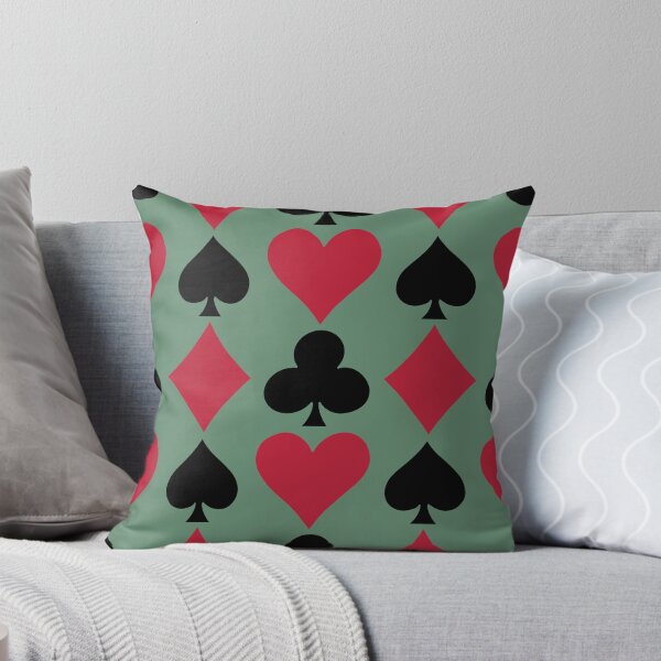 Item preview, Large Card suits - Playing Card Suits Pattern Red Black Hearts Spades Diamonds designed and sold by DColourMuse.