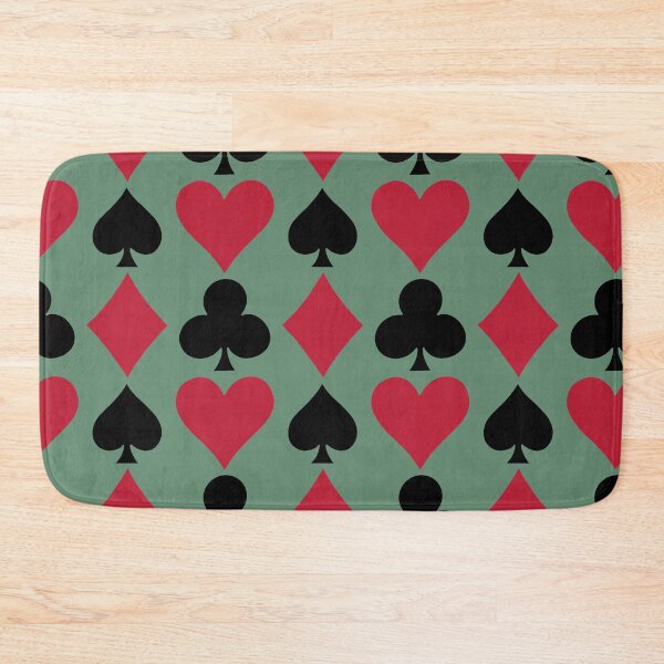 Item preview, Large Card suits - Playing Card Suits Pattern Red Black Hearts Spades Diamonds designed and sold by DColourMuse.