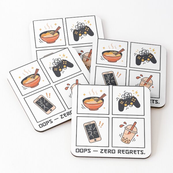 Item preview, Oops Zero Regrets Relatable Vector Design designed and sold by Beaustores.
